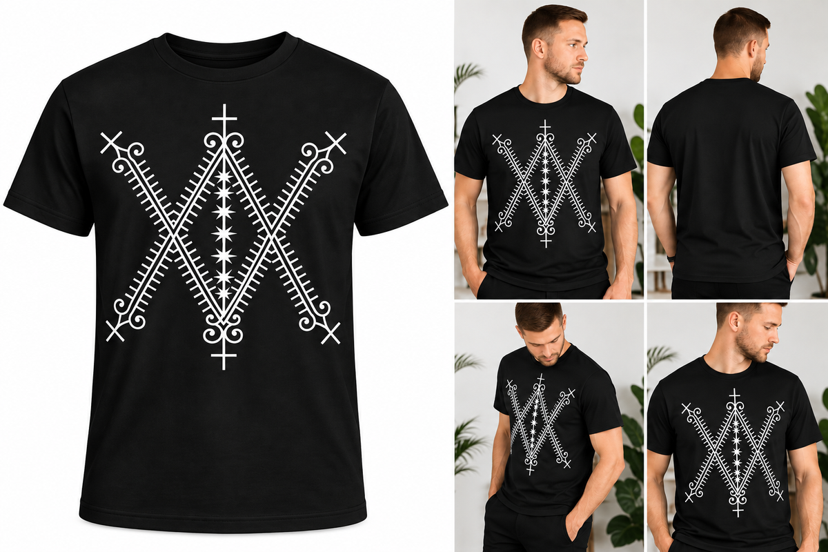 Haitian Vèvè T-Shirt – Fleurshil Apparel